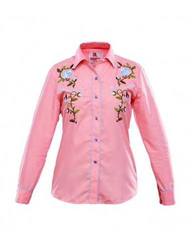 Camisa Vaquera Dama 060DA01 Coral la livraison gratuite