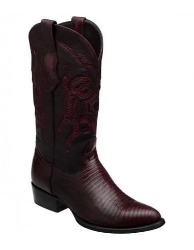 Cuadra Mens Lizard Semi-oval Burgundy JUSQU'A -70%! 