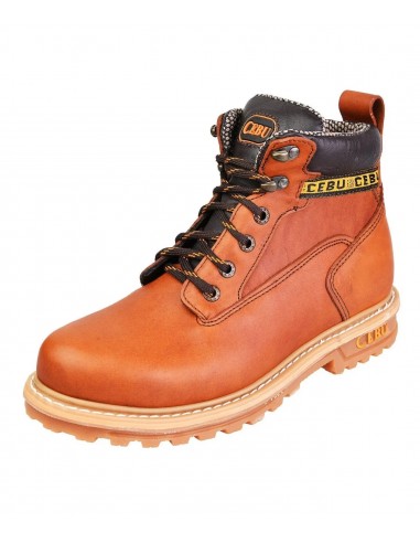 Cebu Mens Tk Borcegui Soft Toe 6" Work Boots la colonne vertébrale