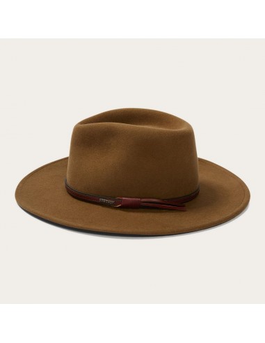 Stetson Men's Bozeman Wool Felt Crushable Brown les ligaments