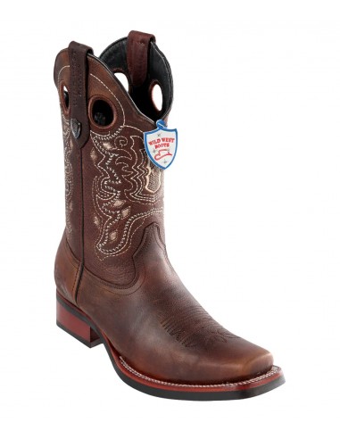 Wild West Boots Mens Rage Rodeo Walnut Rubber Sole 819 la livraison gratuite