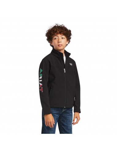 Ariat Childrens New Team Softshell Mexico Black Jacket acheter