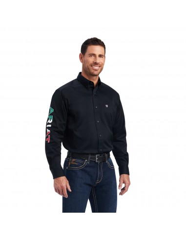 Ariat Black Mexico Team Logo Twill - Mens Shirt d'Europe débarque