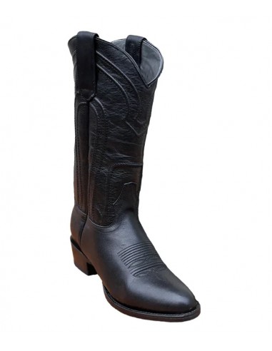 Los Altos Mens Boots Belmont Black Round Toe est présent 