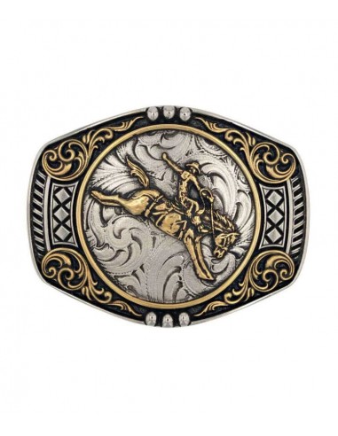 Montana Silversmiths Ride the Storm Attitude Buckle rembourrage situé sous