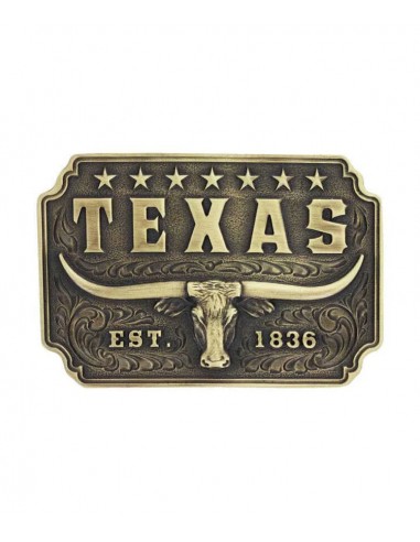 Montana Silversmiths Classic Texas Longhorn Attitude Buckle à prix réduit toute l'année