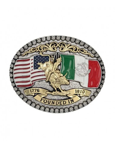 Montana Silversmiths Independence Founded Attitude Buckle est présent 