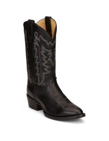 Justin Mens Hayne Black Boots livraison gratuite