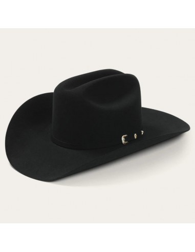 Stetson El Patron Premier 30X Cowboy Hat Black la colonne vertébrale