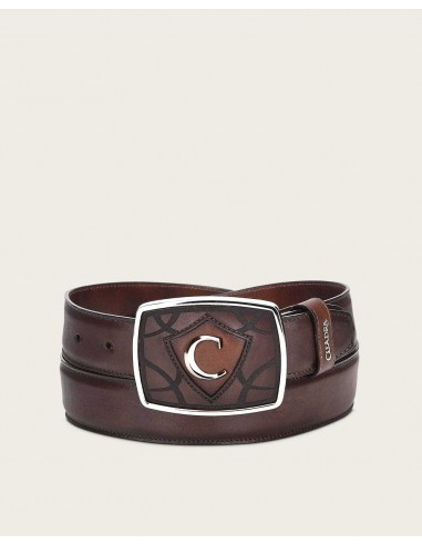 Cuadra Mens Genuine Bovine Leather Belt - BC158 Véritable concentré