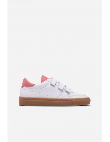 B0 Velcro - White / Pink la chaussure