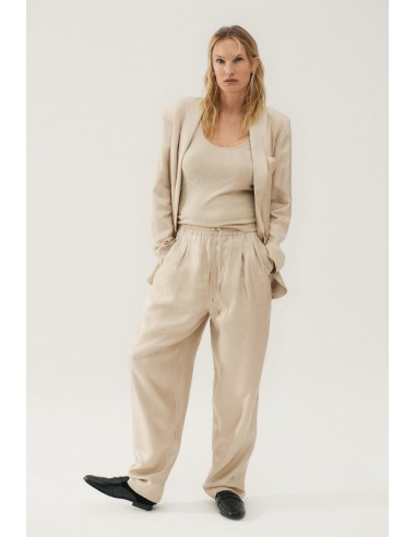 Silk Laundry - Twill Slouch Pants Dans la société mordern