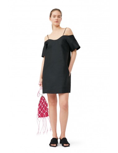 Ganni - Beaded Taffeta Mini Dress en ligne