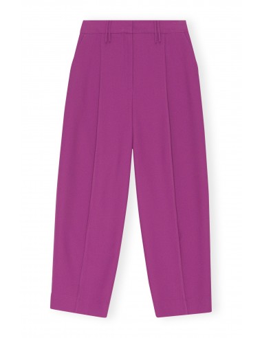 Ganni - Summer Suiting Relaxed Pleated Pants livraison et retour toujours gratuits