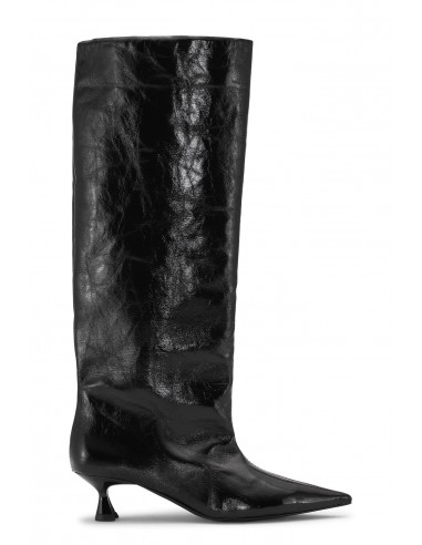 Ganni - Soft Slouchy High Shaft Boot Naplack outlet