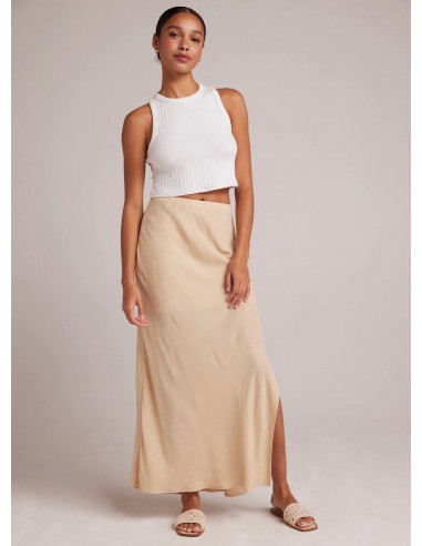 Bella Dahl - Side slit bias maxi skirt en stock