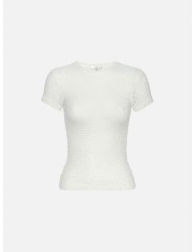 Frame - Mesh Lace Baby Tee Amélioration de cerveau avec