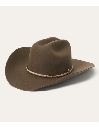 Stetson Powder River 4X Buffalo Fur Felt Hat Mink Fin de série