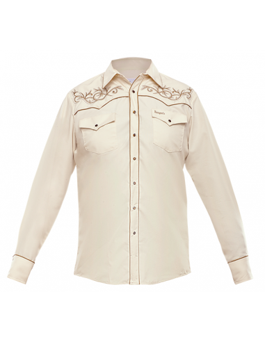 Rangers Western Shirt Beige Pour