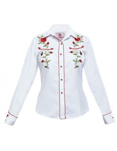 Camisa para Niña Blanco pas cheres