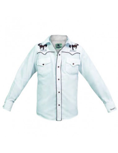 Camisa Charra Niño 022NO01 Blanco ou a consommer sur place